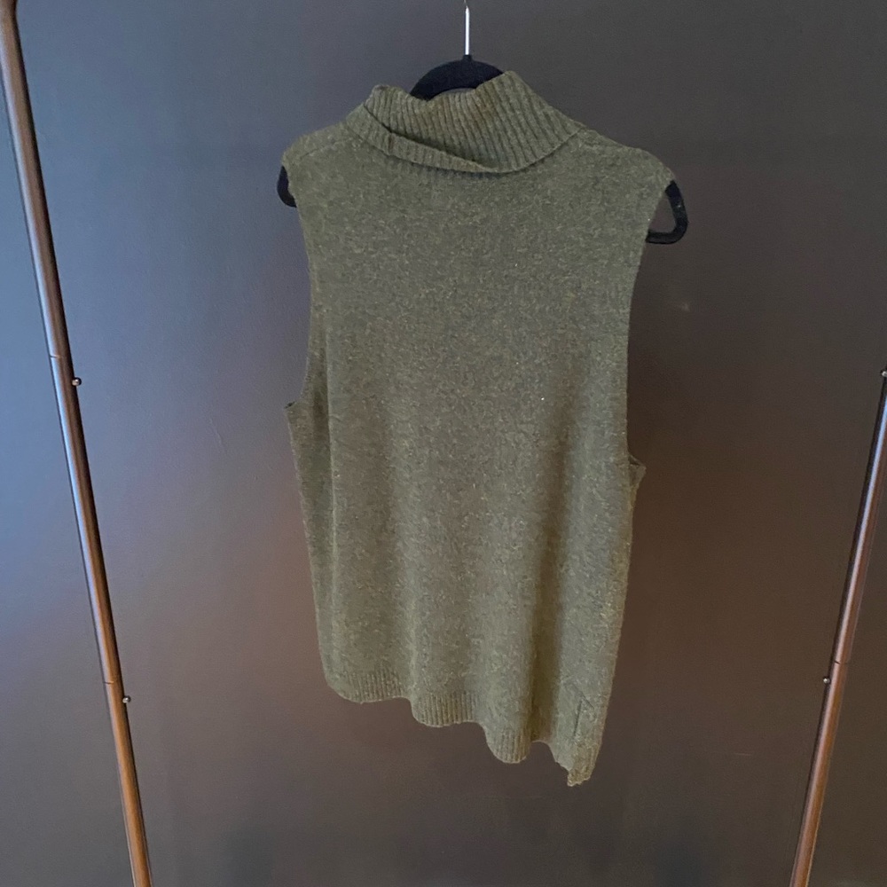 J. Crew sleeveless sweater and turtleneck, brand new condition, worn once